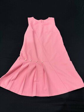 Pink Sleeveless Mini Dress